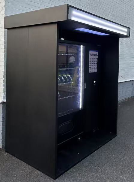Specialized Vending Machine House Providing Weather Resistant Outdoor Covers and Protective Solutions for Machines