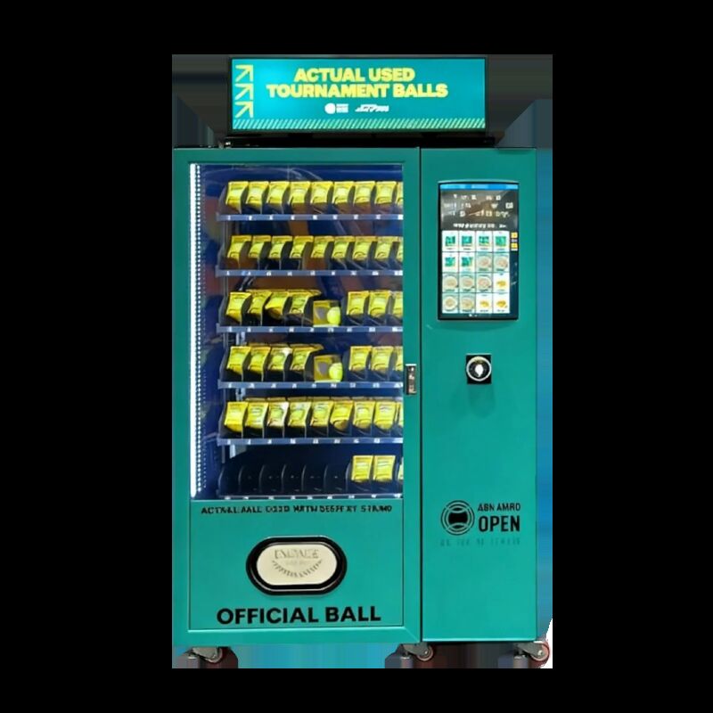 Smart Tennis Ball Vending Machine with LED Screen & Touch Display Suitable for Tennis Court, Gym and Sport Club