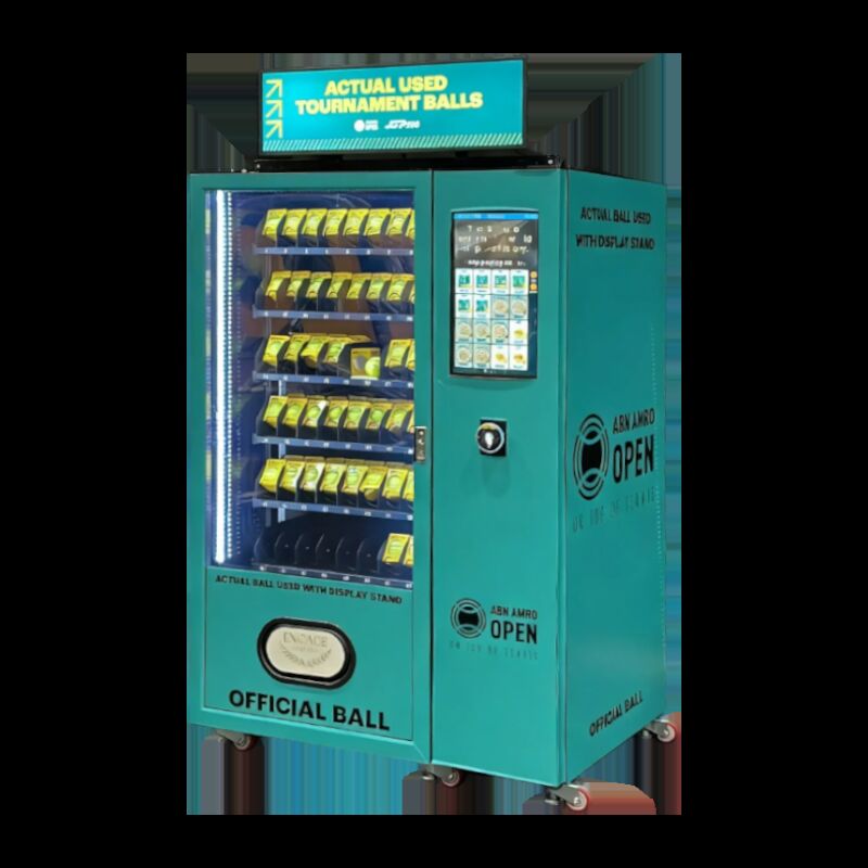 Smart Tennis Ball Vending Machine with LED Screen & Touch Display Suitable for Tennis Court, Gym and Sport Club