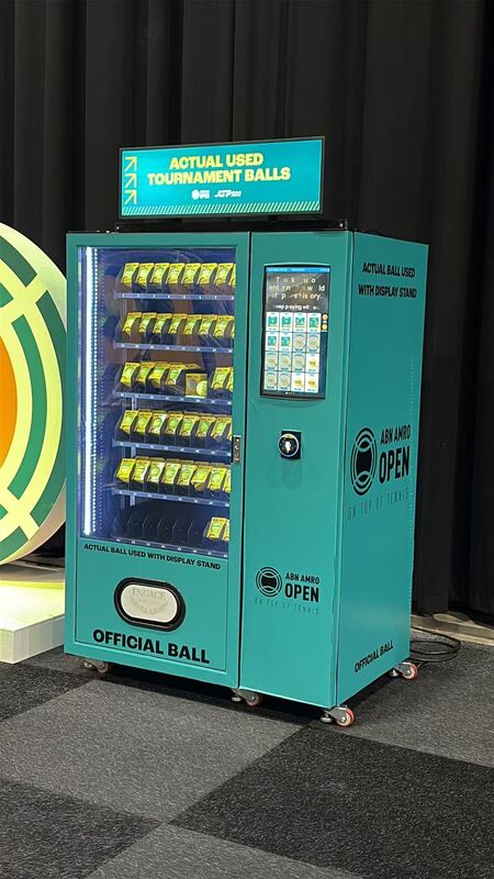 Smart Tennis Ball Vending Machine with LED Screen & Touch Display Suitable for Tennis Court, Gym and Sport Club