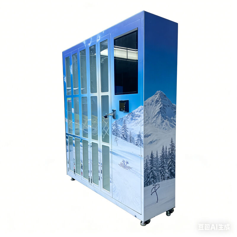 Smart Snowboard Rental Locker Vending Machine for Ski Resorts & Mountain Parks — 24/7 Self-Service Snowboard Rental With Pre-Authorization Payment