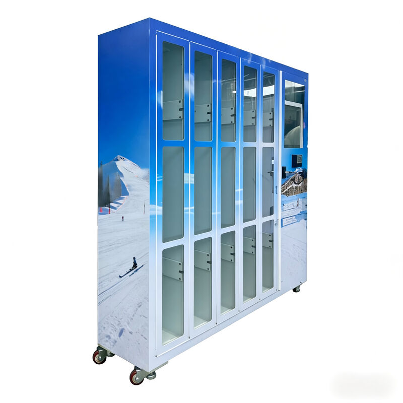 Smart Snowboard Rental Locker Vending Machine for Ski Resorts & Mountain Parks — 24/7 Self-Service Snowboard Rental With Pre-Authorization Payment