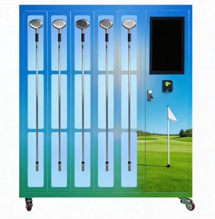 Smart Golf Club Rental Locker Vending Machine for Golf Courses, Resorts, Sports Venues 24/7 Self-Service Golf Equipment Rental With Pre-Authorization Payment