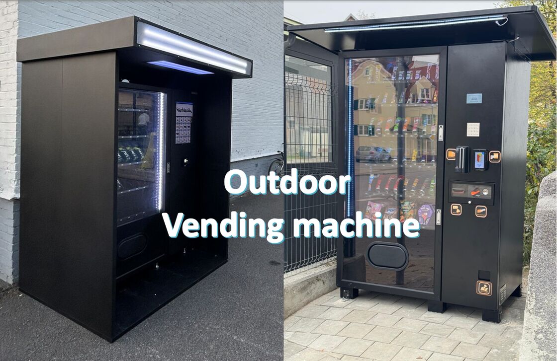 Outdoor House With Light Suitable for Locker Vending Machine and Combo Vending Machine