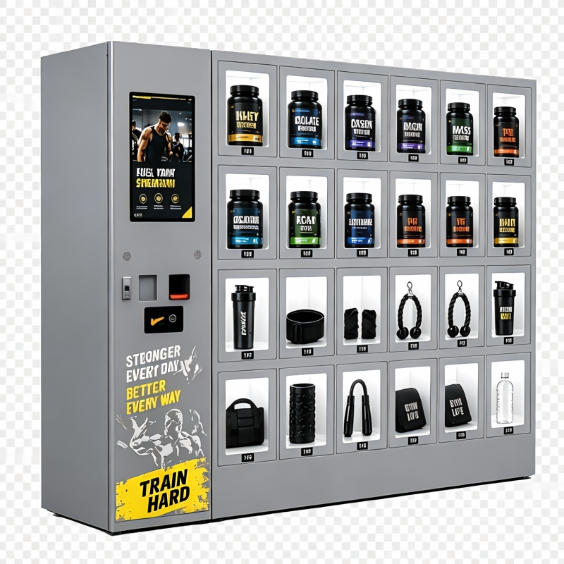Locker Vending Machine for Gyms Selling Protein Powder Sports Accessories and Fitness Supplies