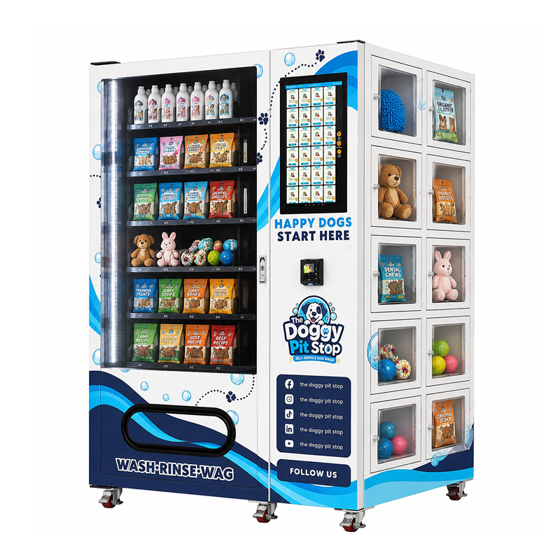 WEIMI Protein Supplement Vending Machine with Smart Elevator Delivery for Gyms & Fitness Centers