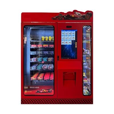 F1 Model Cars Toy Vending Machine with Transparent Display and Elevator System