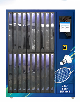 Smart Badminton Racket Rental Locker Vending Machine for Badminton Clubs and Sports Centers